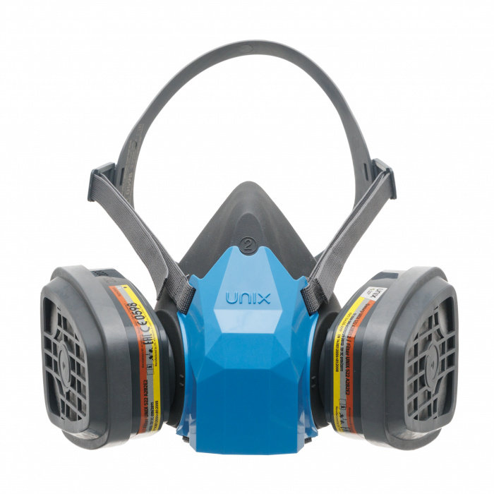 Респиратор фильтрующий UNIX 1100 марки А2В2Е2 с фильтрами UNIX Р3(2 рост)